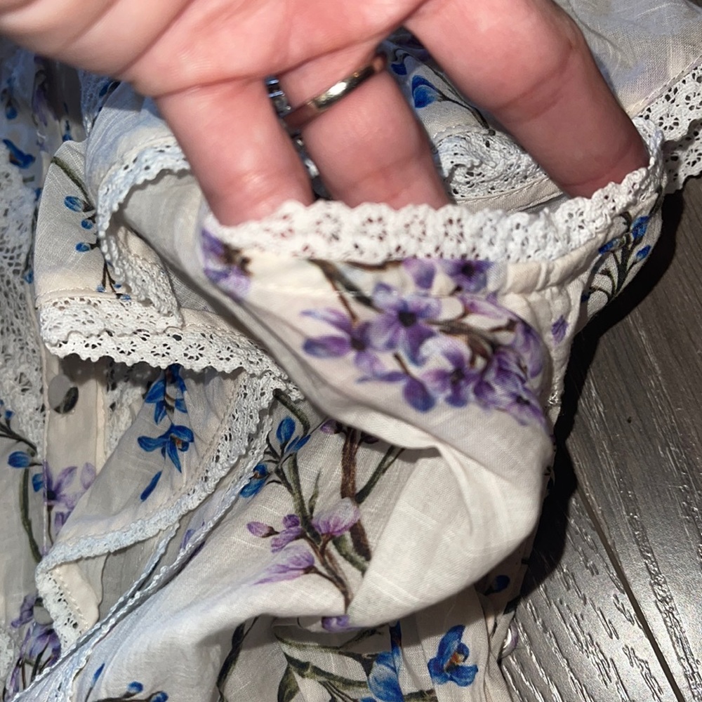 👗SOLD!!👗Zimmermann floral print high neck dress size 0 - Picture 11 of 13